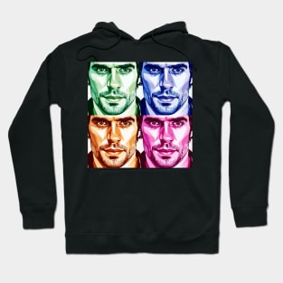 Pop Art Henry Cavill as Argylle action movie 2024 graphic design Hoodie